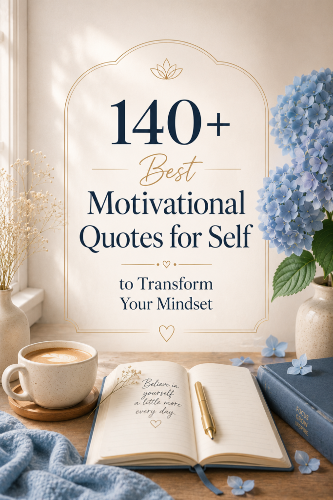 Motivational Quotes for Self to Transform Your Mindset