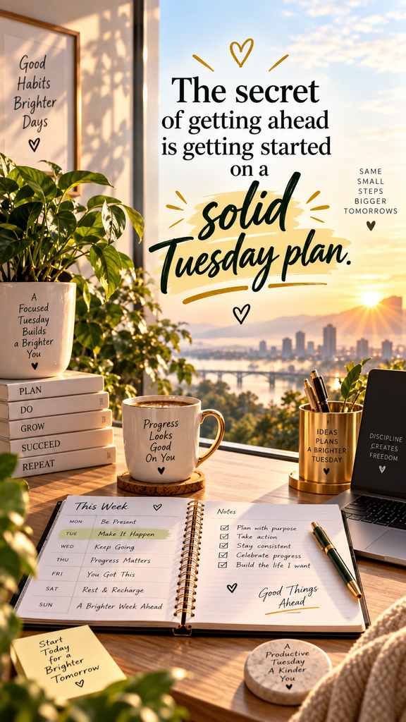 The Secret to Getting Ahead Starts With a Solid Tuesday Plan