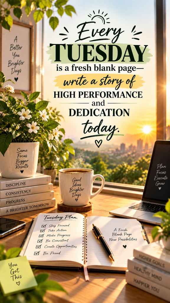 Let Your Work Speak Louder Than Words This Tuesday