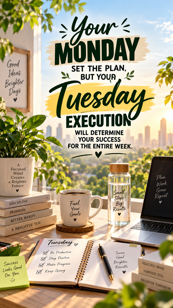 Your Monday Plan Means Nothing Without Tuesday Execution