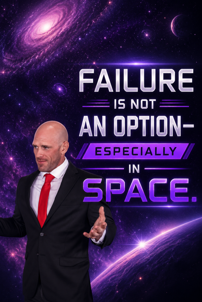Hilarious Astronaut Wisdom: Failure is Not an Option! 🚀