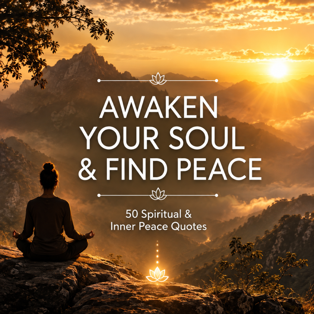 Spiritual & Inner Peace Prompts Bundle | 50 Soul Awakening & Meditation AI Captions