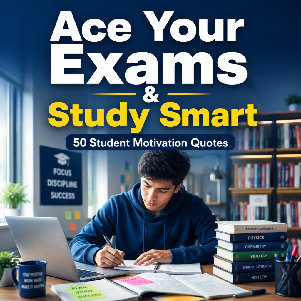 Student & Exam Preparation Motivation Prompts Bundle | 50 Study Hacks & Academic Success Ideas