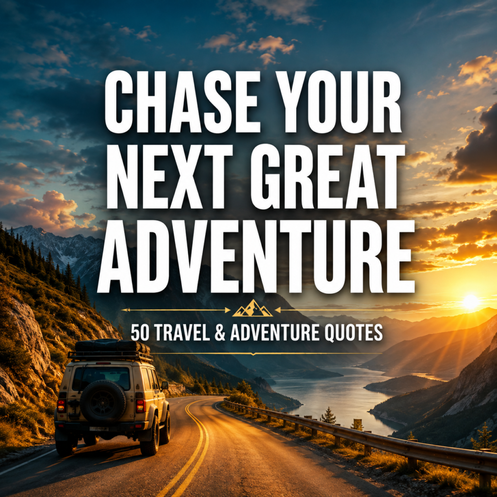 Travel & Adventure Quotes Prompts Bundle | 50 Wanderlust & Scenic Exploration AI Content Ideas